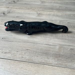 Black Panther Glass Figurine